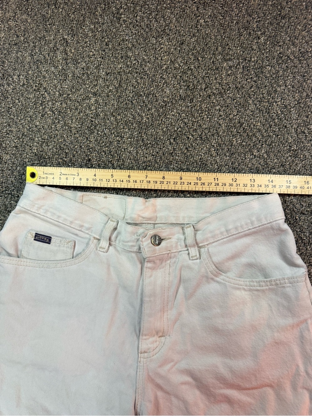 Vintage Riders Denim Shorts Light Wash High Rise 90s Mom Jean Shorts - Picture 2 of 5